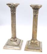 Set of Wallace Weighted Silver  Candle Sticks