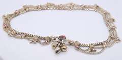 Vintage 925 Sterling Silver Indian Anklet