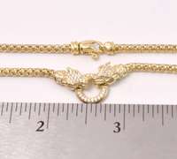 Gold Over Sterling Silver Necklace
