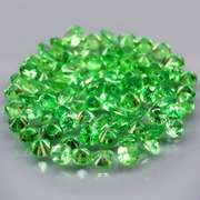 Chrome green! 2.73ct untreated Tsavorite set