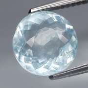 Ice blue! Unheated! 2.82ct Aquamarine solitaire