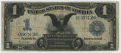 Series of 1899 Large Size $1 Black Eagle Silver Certificate