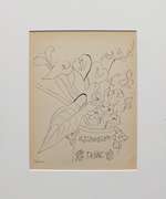 Rare H. Matisse original offset lithograph, 1943
