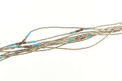 Sterling Silver Southwestern Turquoise Liquid Silver Layered Necklace