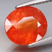 Amazing top mandarin orange 3.33ct Namibian Garnet