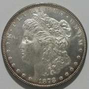 Exceptional BU 1878P 7TF Reverse Of 78 Morgan Silver Dollar!