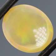 Outstanding 2.35ct patchwork patterned Jelly Opal