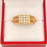 14kt Solid Yellow & Rose Gold Men's Ring