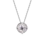 Platinum over 925 non tarnish Sterling silver daily wear Pendant