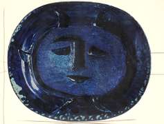 Very rare Picasso offset lithograph in gloss coated from 1948