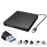 External USB3.0 DVD CD Writer Slim Optical Drive Burner