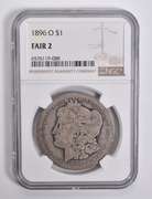 FAIR 2 1896-O Morgan Silver Dollar NGC Lowball Low Ball