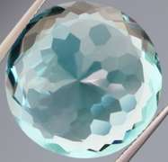 Designer 32.06ct blue green Hydrothermal Amethyst