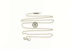 Sterling Silver Pandora Designer Sparkling Snowflake Necklace