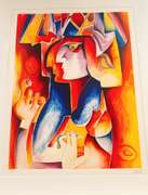 Alexandra Nechita, Very collectable hand signed lithograph