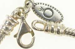 Sterling Silver Pandora Moments Designer Lobster Clasp Charm Bracelet