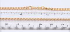 Popular 18kt Yellow Gold Curb Link Chain Necklace