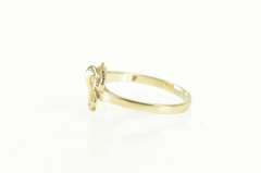 10K Yellow Gold Elephant Strength Symbol Animal Ring