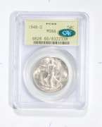 MS66 1946-D Walking Liberty Half Dollar - CAC - Graded PCGS