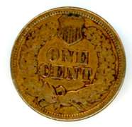 1863 Copper-Nickel Indian Head Cent