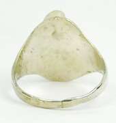 Vintage Sterling Turquoise Ring, Size 8