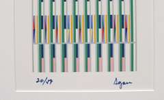 Original rare limited edition Agam. Hand signed by the artist