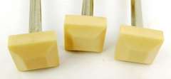 4 Vintage French Ivorine Knife Rests