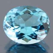 High fire 9.29ct VS sky blue Topaz
