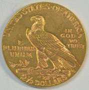 Fully struck BU 1927 US $2.50 Indian Gold Piece. Nice