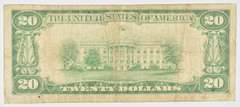 1929 $20 Litchfield, CT United States National Currency - 709