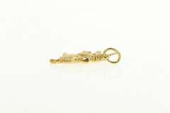 14K Yellow Gold Unicorn Ornate Mystical Magic Creature Charm/Pendant