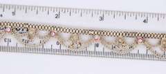 Vintage 925 Sterling Silver Indian Anklet