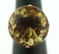 Magnificent Yellow Topaz 18k Gold Ring