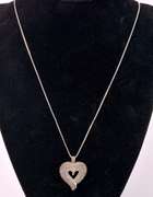 Sterling Necklace With Heart-shaped Pendant