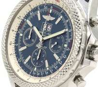 Breitling Bentley 6.75 Speed Chronograph 48MM Blue Dial Men's Watch