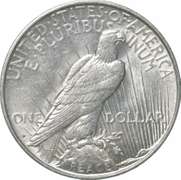 1927-D Peace Silver Dollar