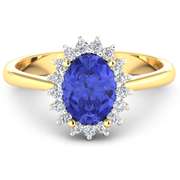 14 Kt White Gold Aquamarine Earrings