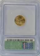 Flawless Gem BU 2002 $5 American Gold Eagle. ICG MS70