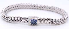 John Hardy Sapphire Classic Chain Bracelet