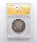 F15 1817 Capped Bust Half Dollar ANACS