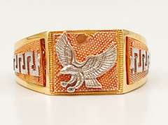 14kt Solid Yellow & Rose Gold Men's Ring