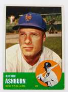 Richie Ashburn 1963 Topps Baseball Card