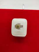 CERTIFIED BRAND NEW LADIES 14K GOLD AND DIAMOND DOUBLE HALO RING