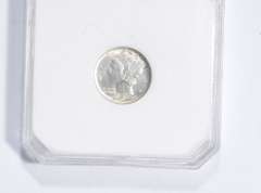 MS65 1918-D Mercury Silver Dime - Full Split Bands - Graded PCI