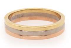 Cartier Vendome Louis Wedding Band Ring in 18K W/Box and Bag