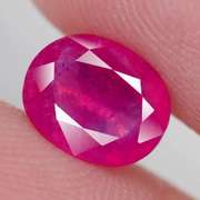 Vivid imperial red 2.94ct oval cut Ruby