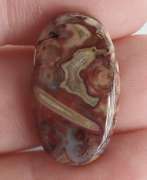 Highly figurative 10.92ct crazy lace Agate