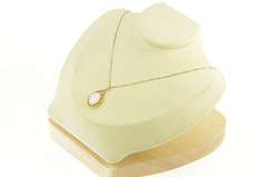 14K Yellow Gold 2.46 Ctw Natural Opal Diamond Classic Vintage Pendant