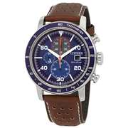 Citizen Blue Dial Eco-Drive Chronograph New In Box.