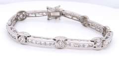 925 Sterling Silver Cubic Zirconia Bracelet
